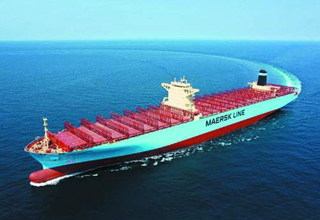 1.9万标准箱中海将接收世界最大集装箱船